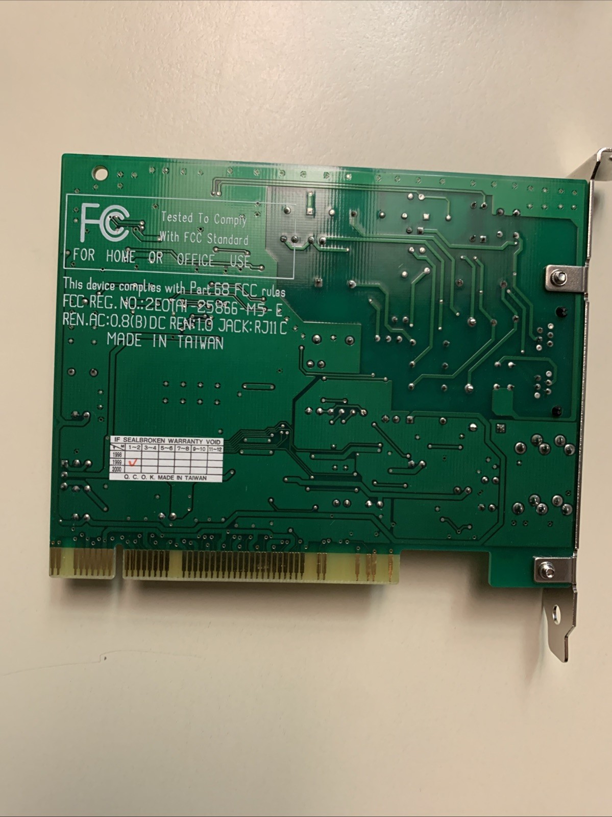 CNET Single Point Internal Modem 56k Voice Fax Modem Open Box