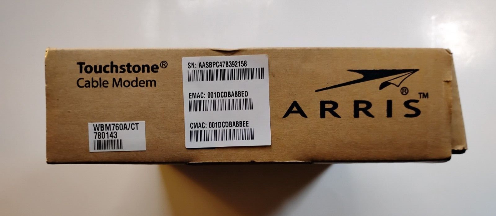 NEW ARRIS Touchstone DOCSIS 3.0 Cable Modem [WBM760A]
