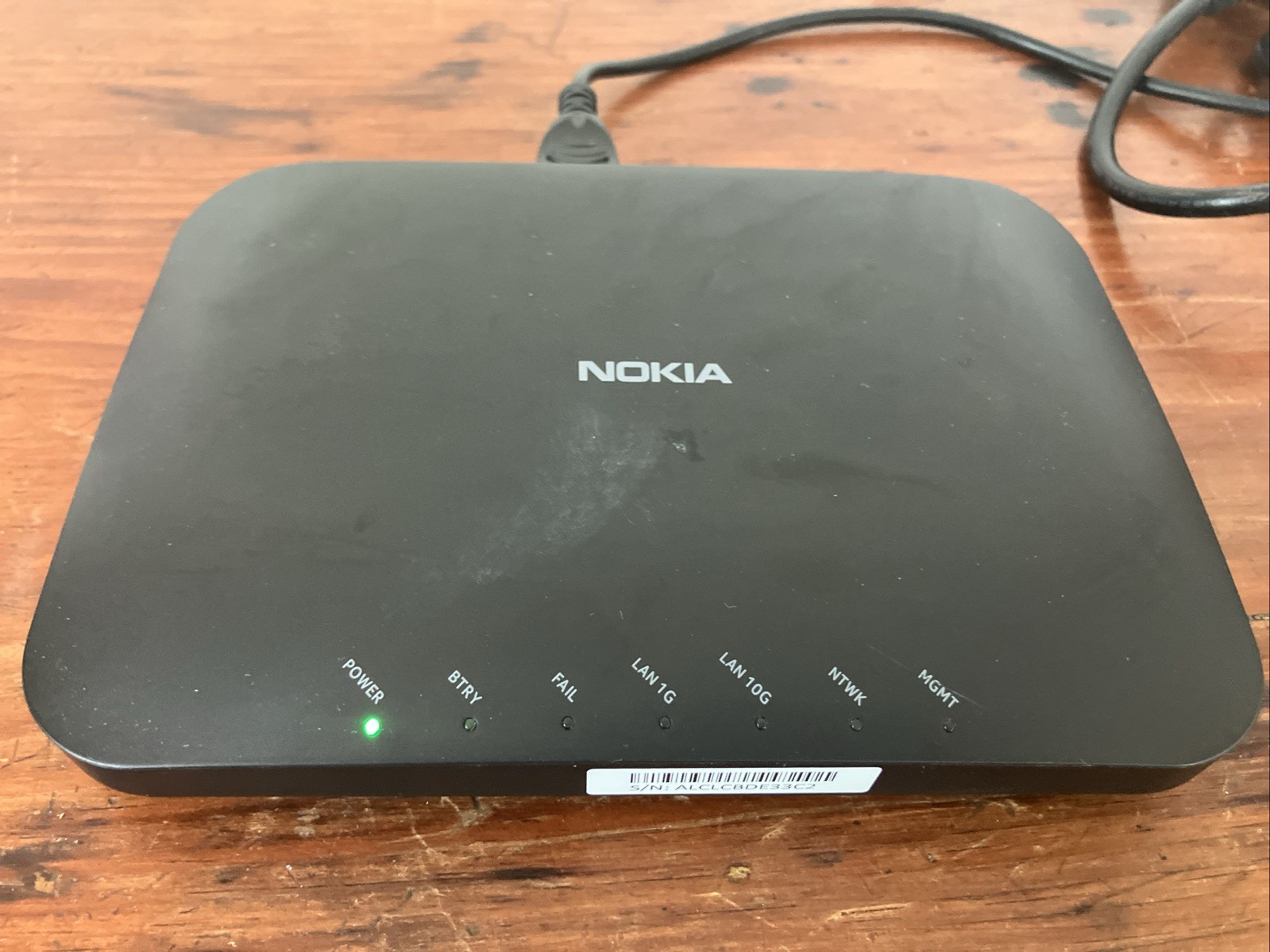 Nokia XS-020X-A Rev 01 10G GPON Fiber Optic Router Optical Network Terminal ONT