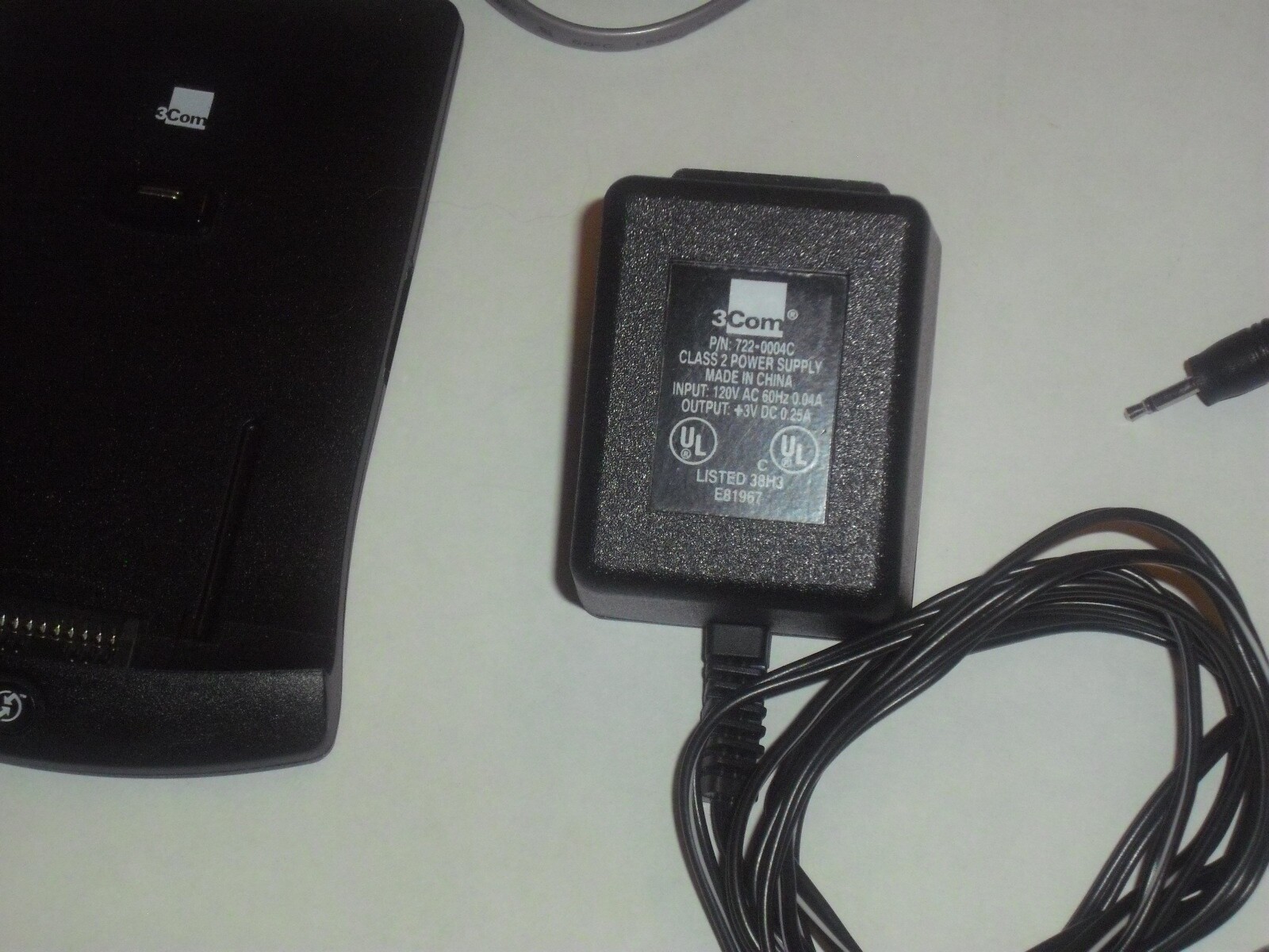 3Com Palm V Modem 1040IU with Power Supply
