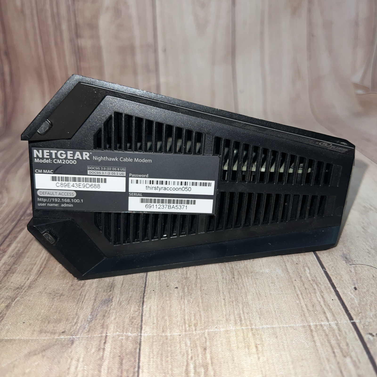 Netgear Nighthawk CM2000 2.5Gbps Multi Gig Internet Speed Cable Modem DOCSIS 3.1