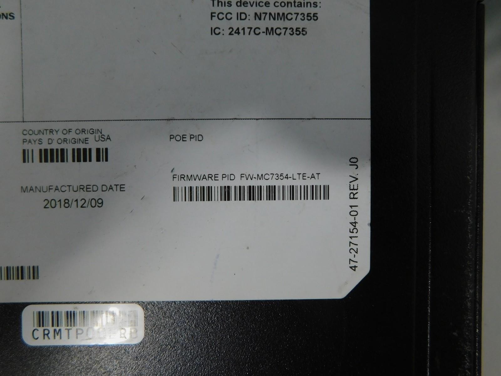 IR829GW-LTE-NA-AK9 Cisco IR829 IEEE 802.11n Cellular Modem/Wireless Router
