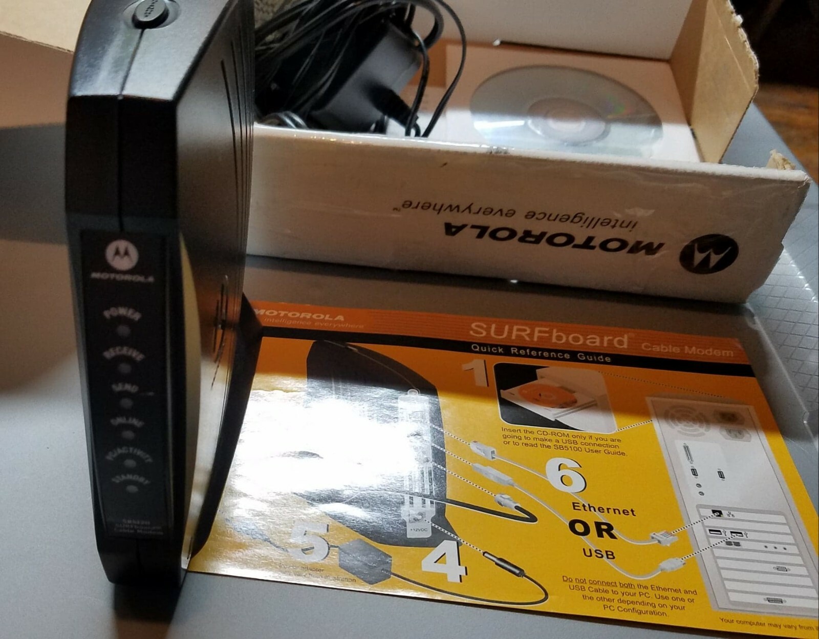 Motorola SURFboard Model# SB5120 Cable/Ethernet/USB Modem