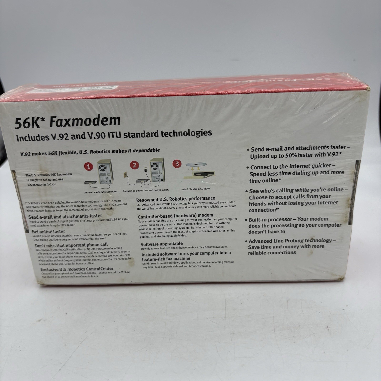 US Robotics 5686E 56K V.92 V.90 ITU Fax modem Factory Sealed
