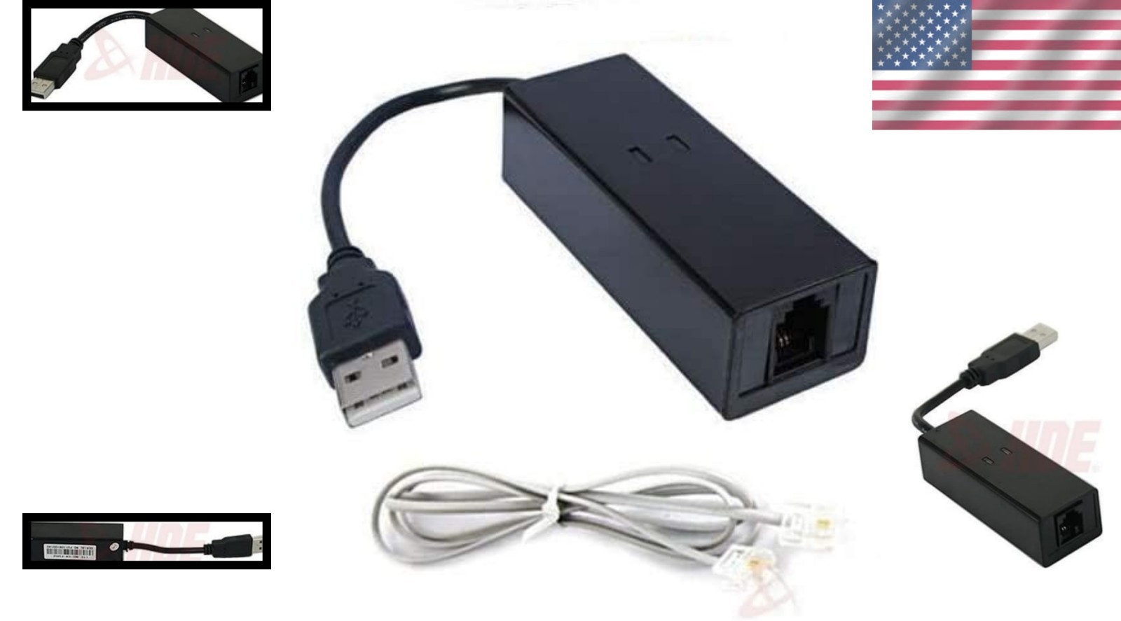 Versatile USB Dial-Up Modem – 56K Speed Compatible with Major Windows Versions