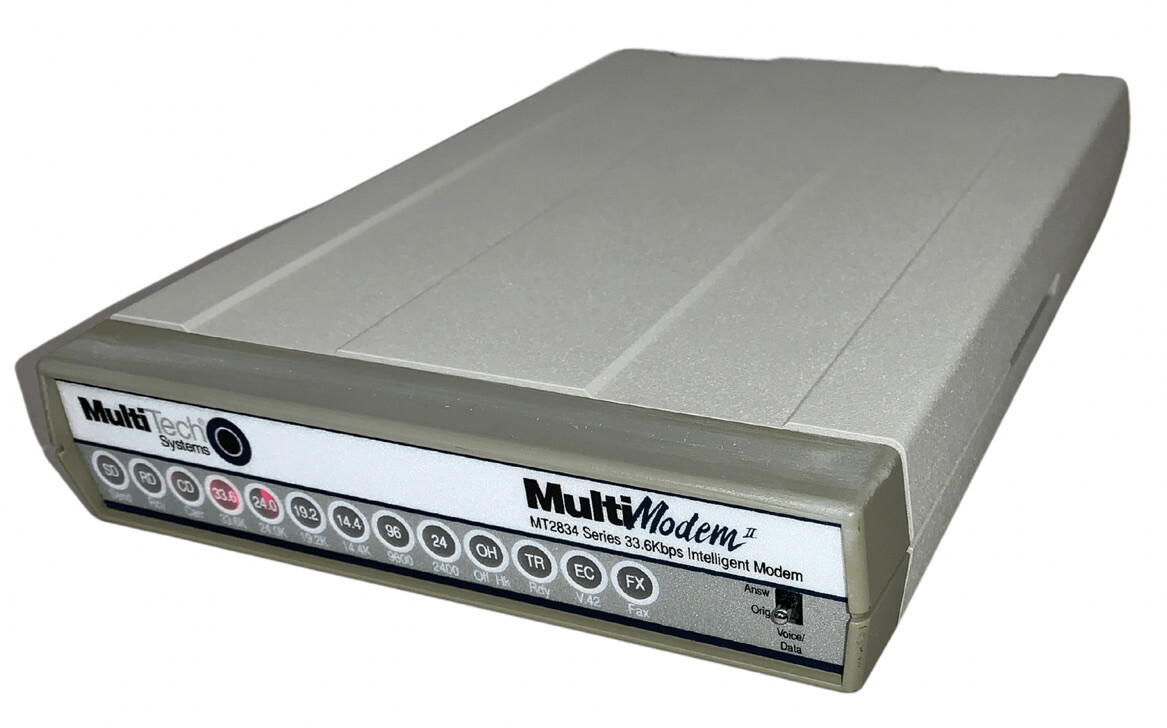 Multi Tech Systems MultiModem II MT2834BA W/ Power Adapter **SAME DAY SHIP*