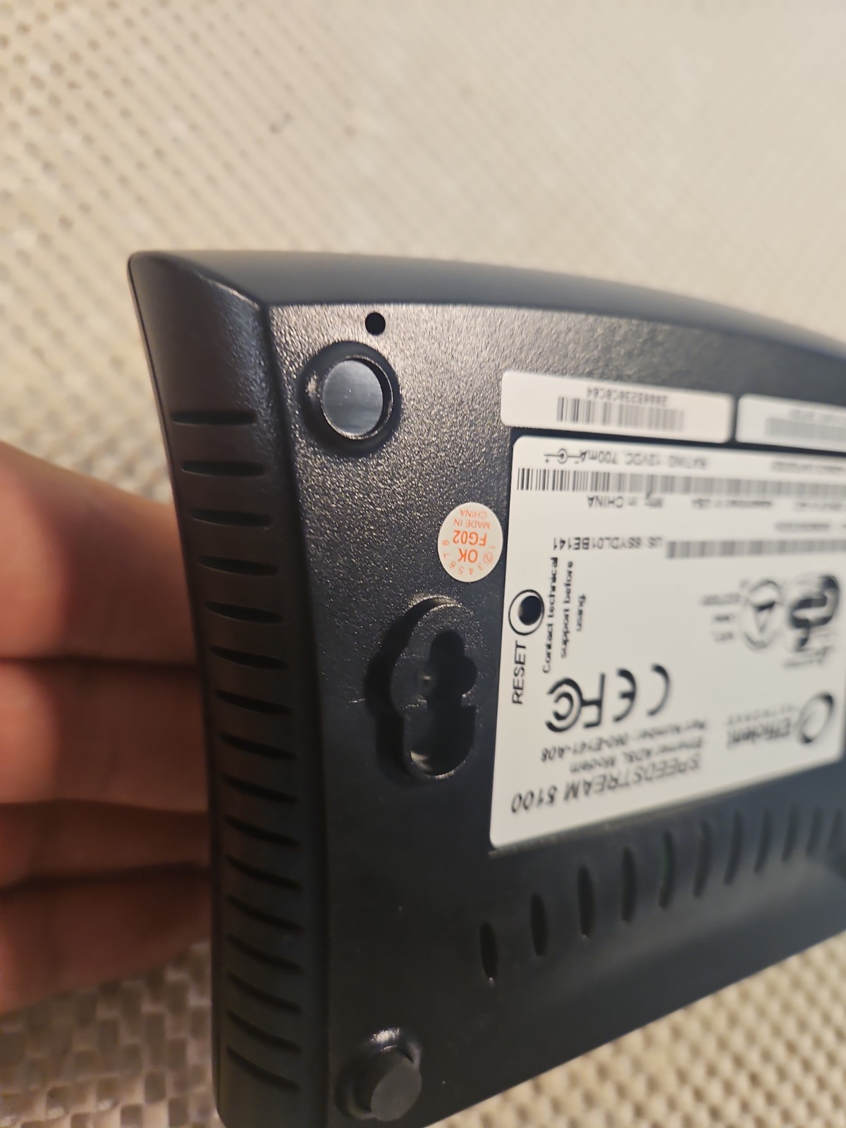 Speedstream DSL Modem 5100 with AC Power Supply Adapter Tested/ Working