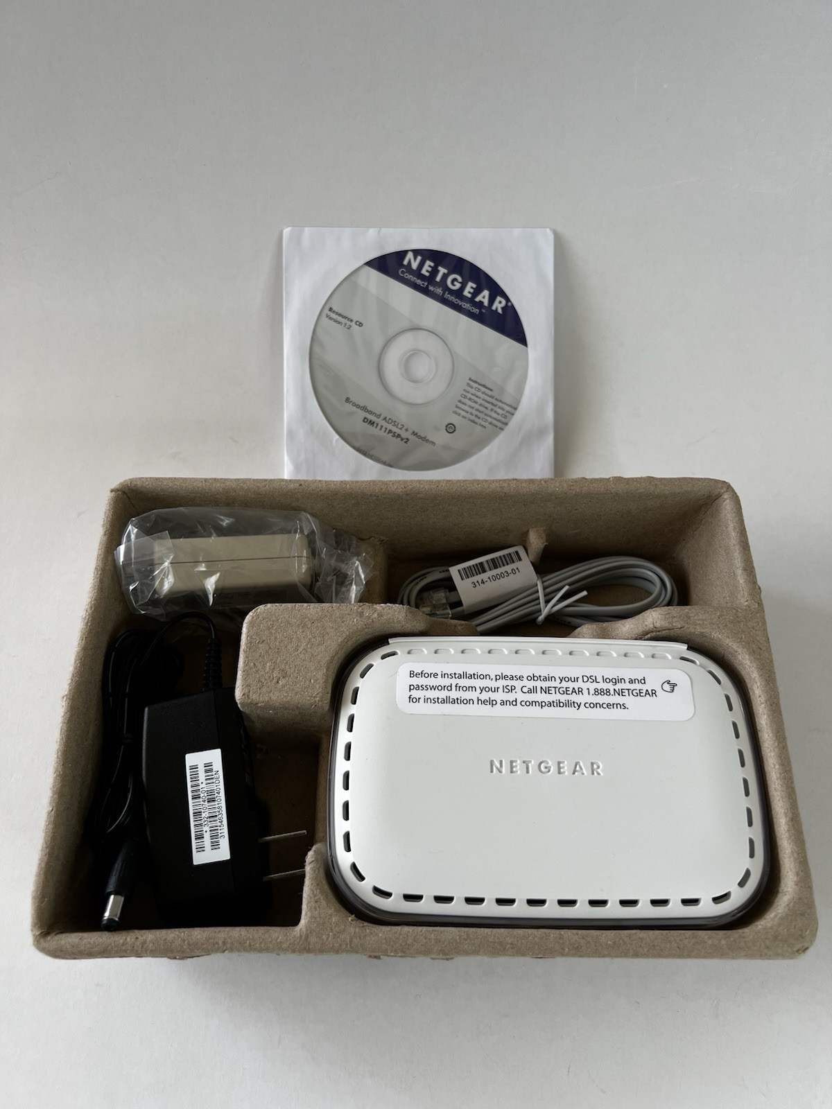 Netgear Broadband ADSL2+ Modem DM111PSP V2