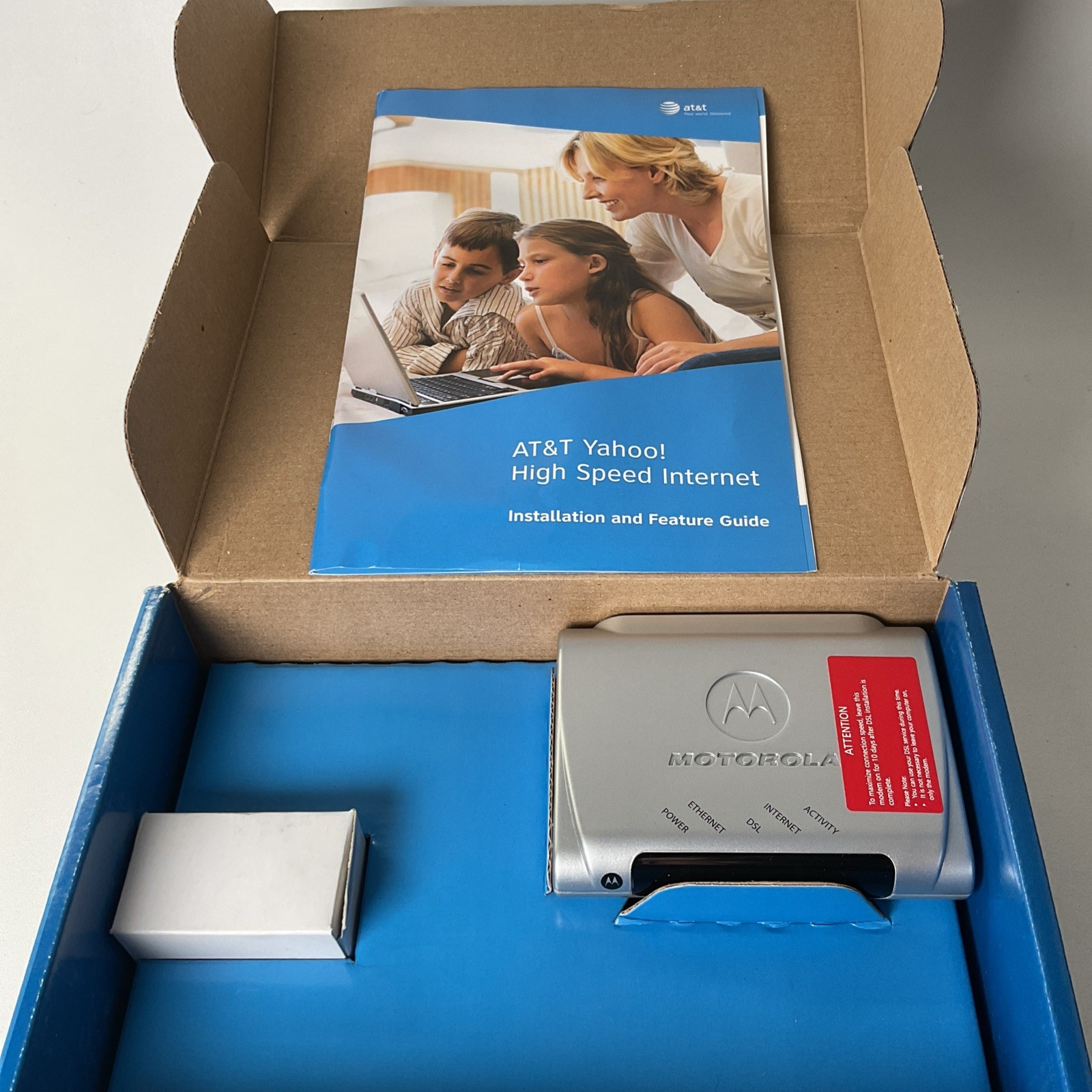 AT&T Motorola High Speed DSL Modem 2210–02-M002 – Open Box