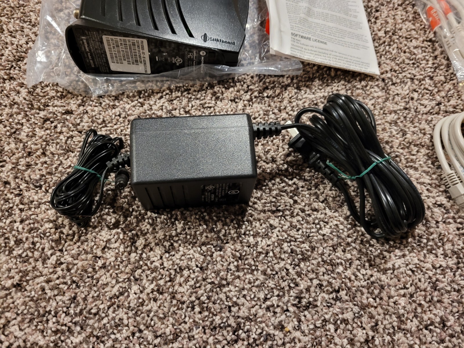 Black Motorola SB5120 SurfBoard Cable Modem