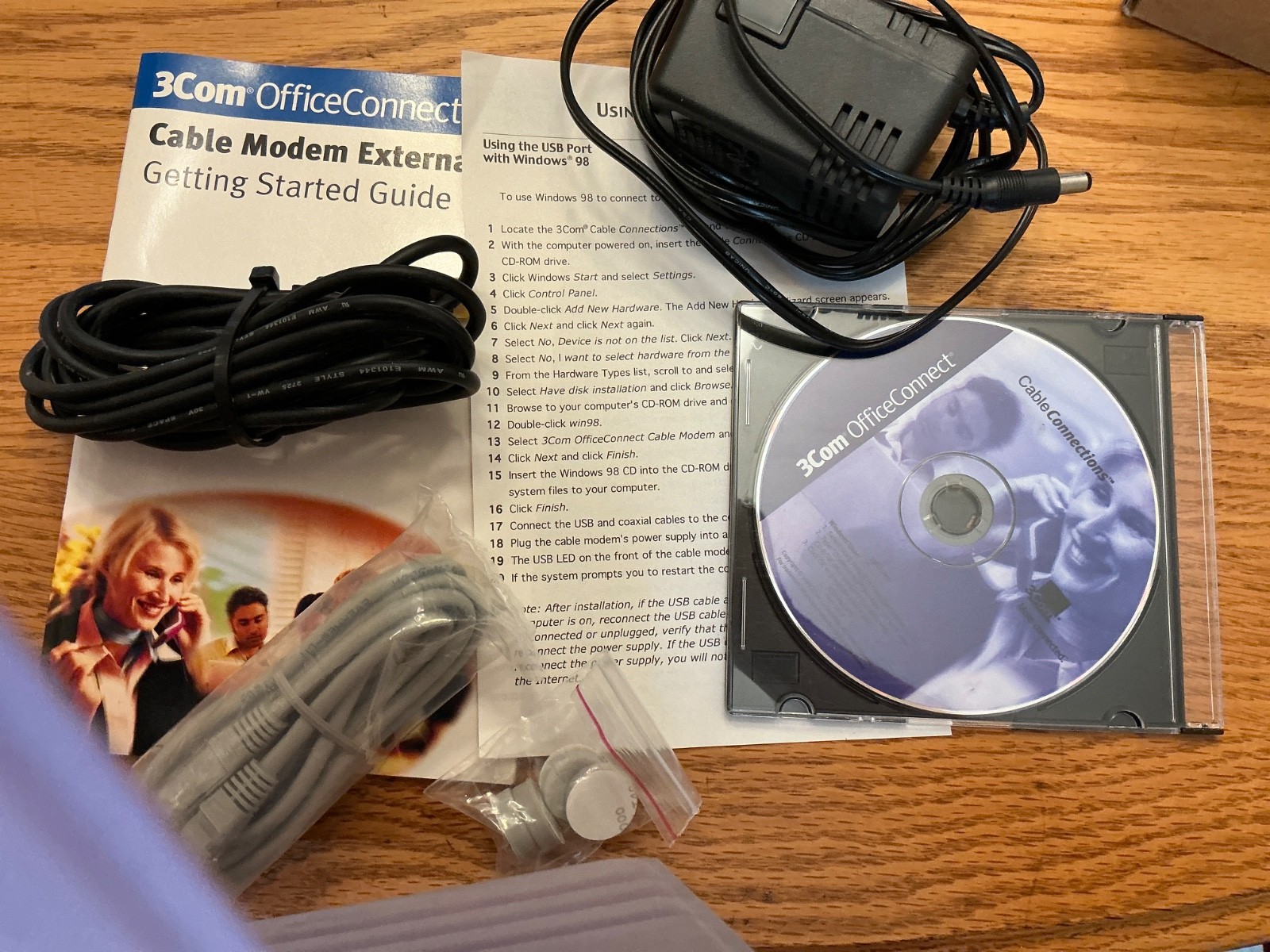 3 COM OFFICE CONNECT CABLE MODEM MODEL 3CR29210 REV AA NEW OPEN BOX