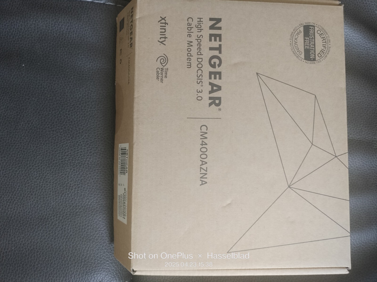 NETGEAR DOCSIS 3.0340Mbps Cable Modem CM400-1AZNAS With Get Started Guide New