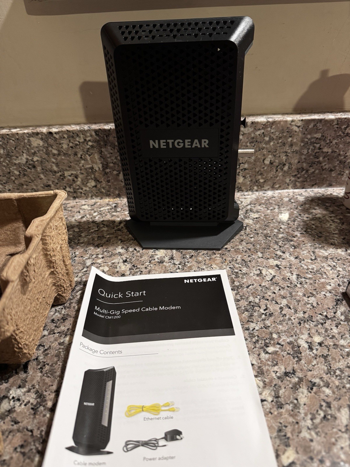 NETGEAR Nighthawk CM1200-100NAS DOCSIS 3.1 Cable Modem Free Ship!
