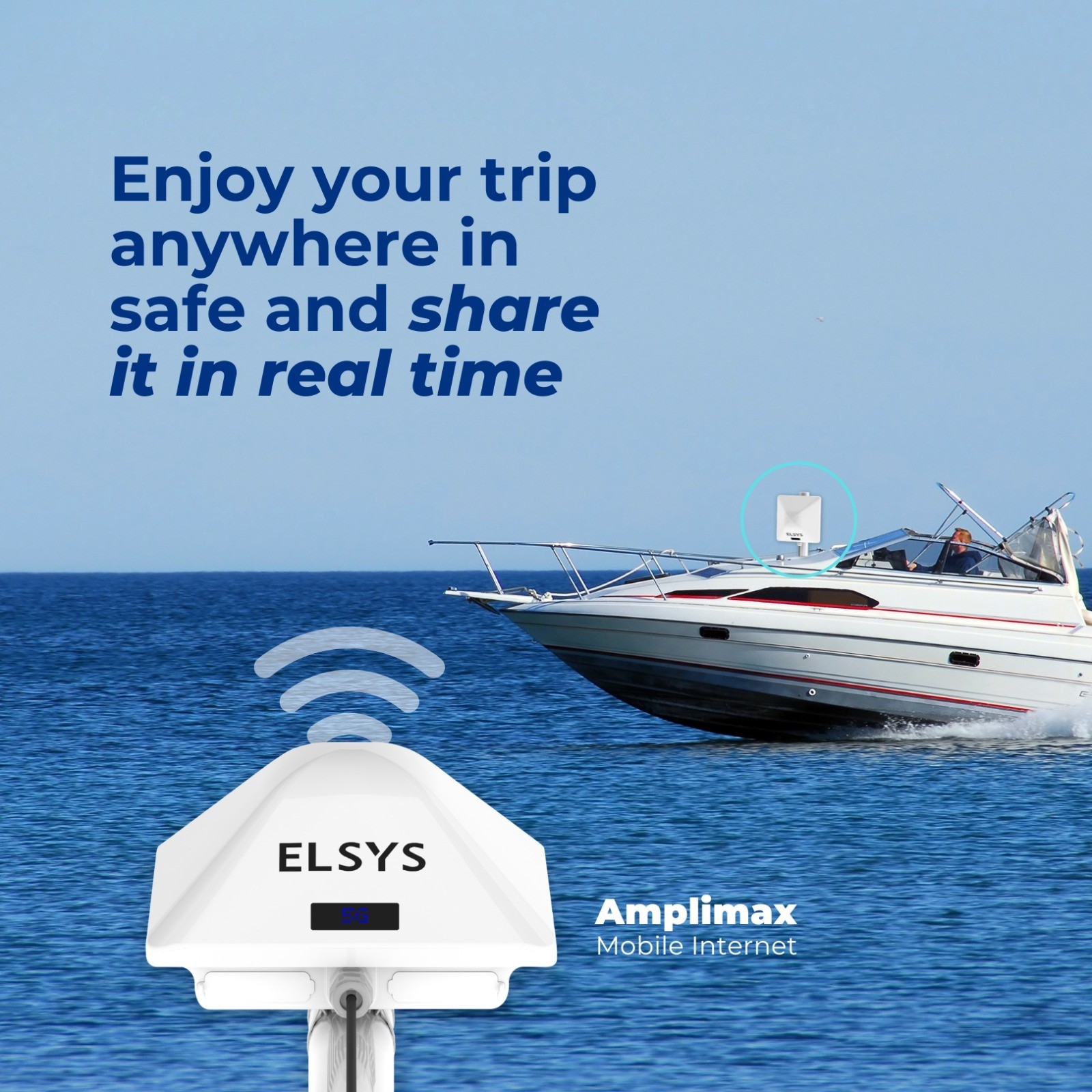 ELSYS AMPLIMAX 5G Ultra Modem with two SIM Card Slot + eSIM