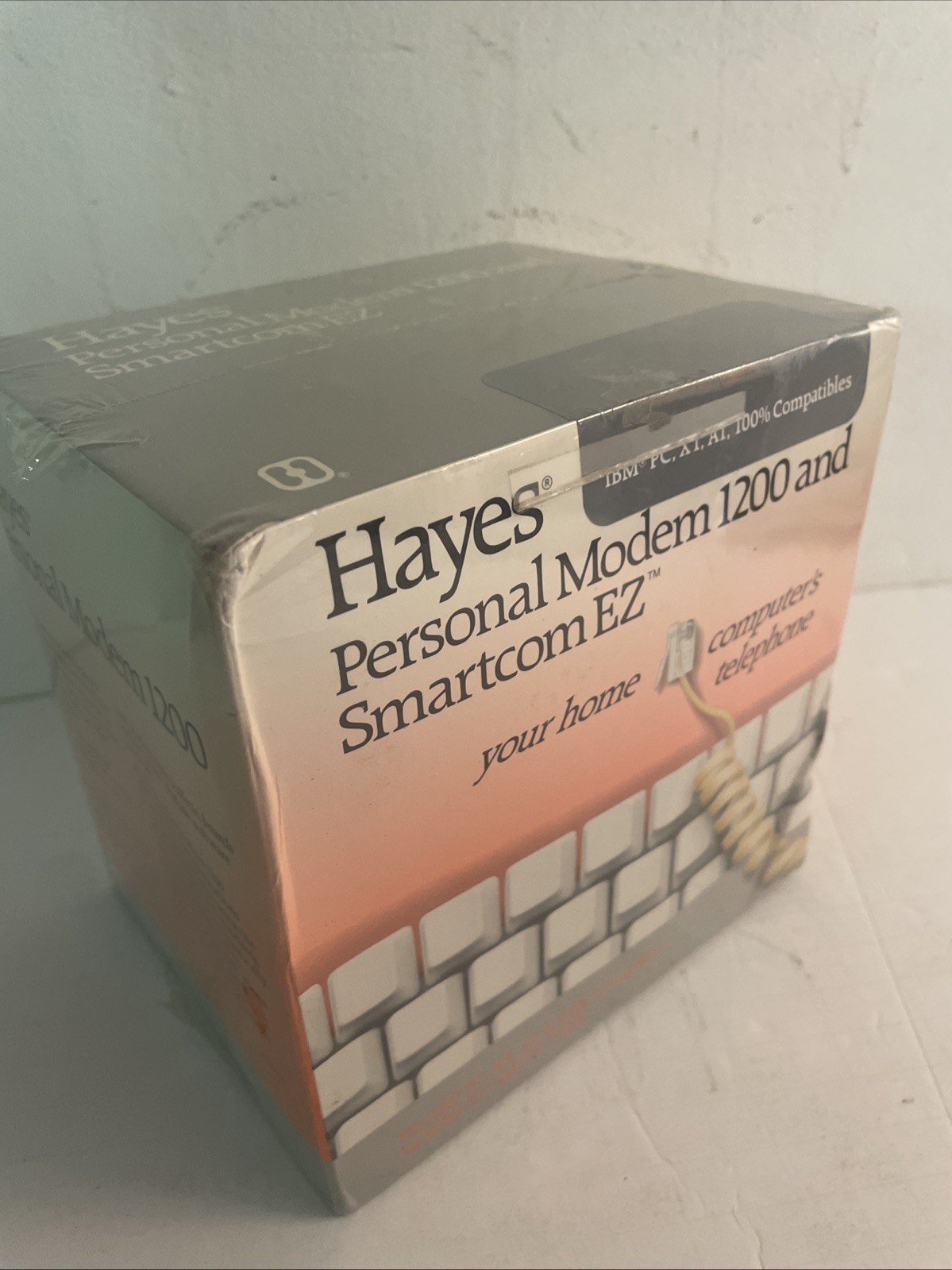 Vintage HAYES Personal Modem 1200 & Smartcom EZ in box Factory Sealed & NEW