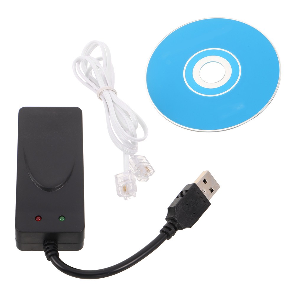 Versatile USB Data Fax Modem Dual Port Durable ABS for Internet and Networking