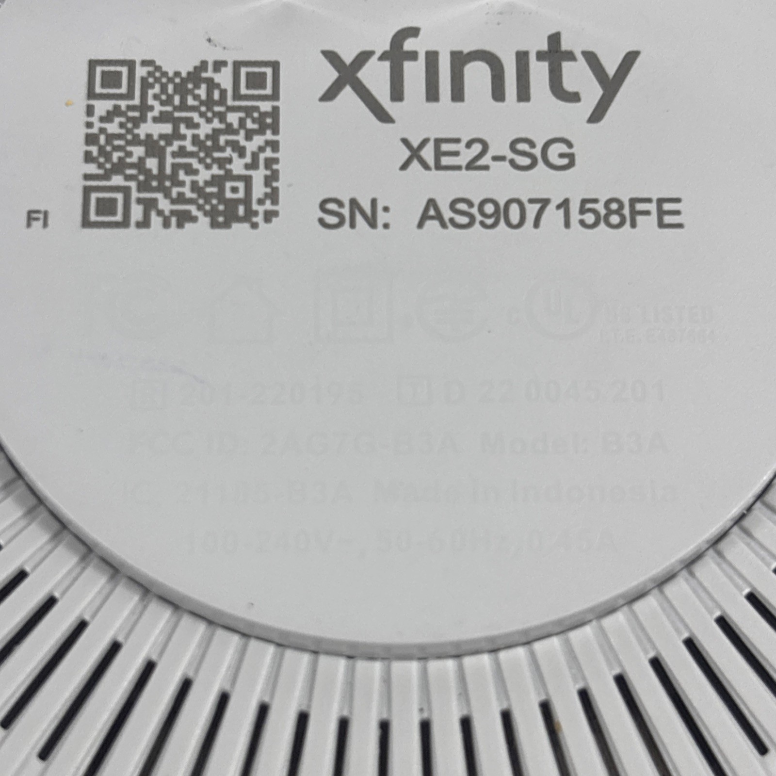 Comcast Xfinity Xfi WiFi Pod 2nd Gen XE2-SG B3A