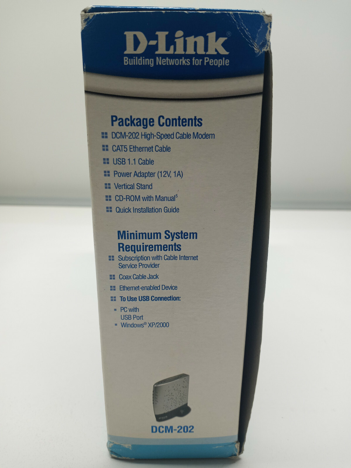 D-Link DCM202 DOCSIS 2.0 Ethernet High Speed Cable Modem BCM-202