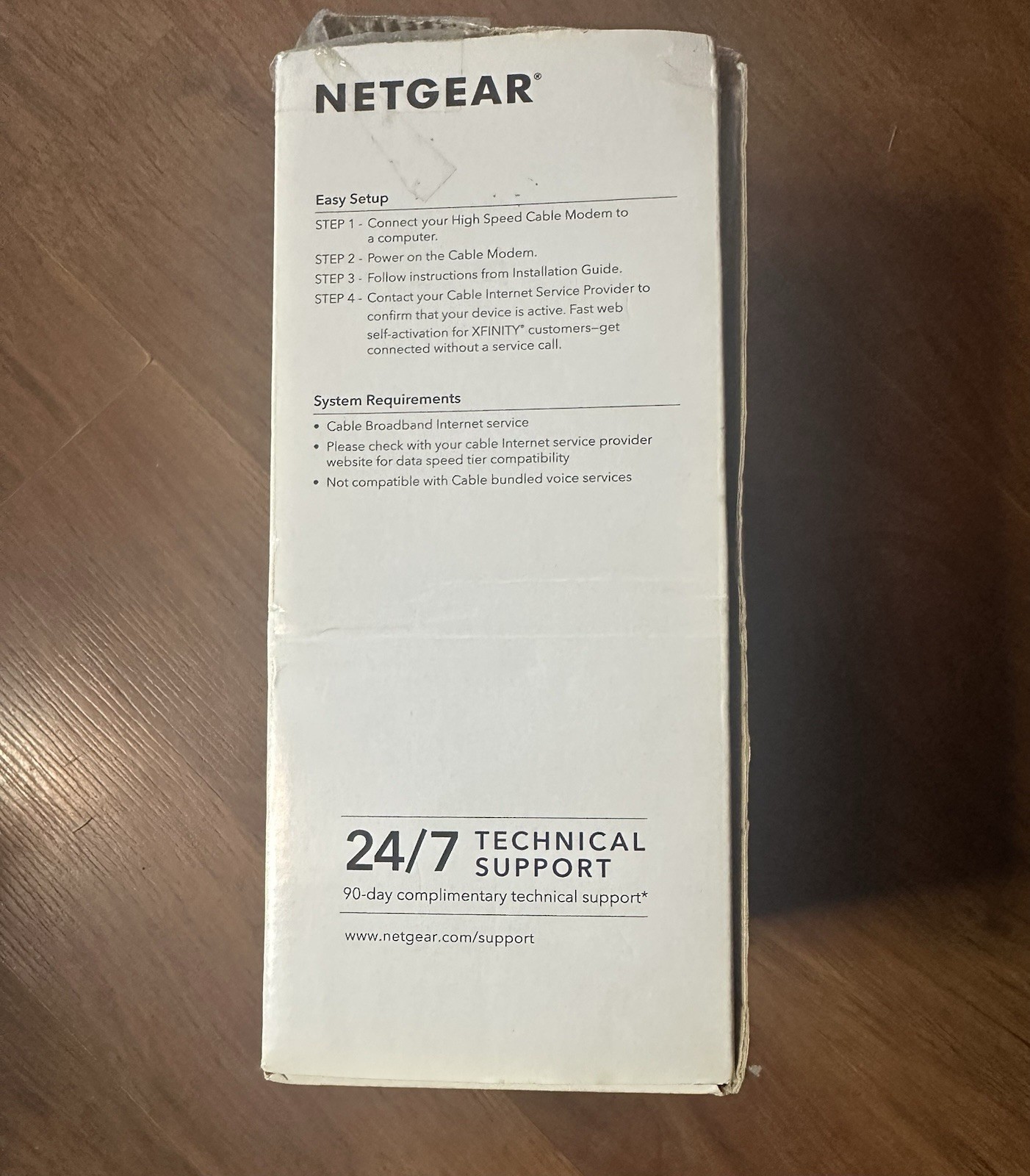 NETGEAR Cm500-1aznas 16×4 DOCSIS 3.0 Cable Modem Max Download Speeds of 680mbps