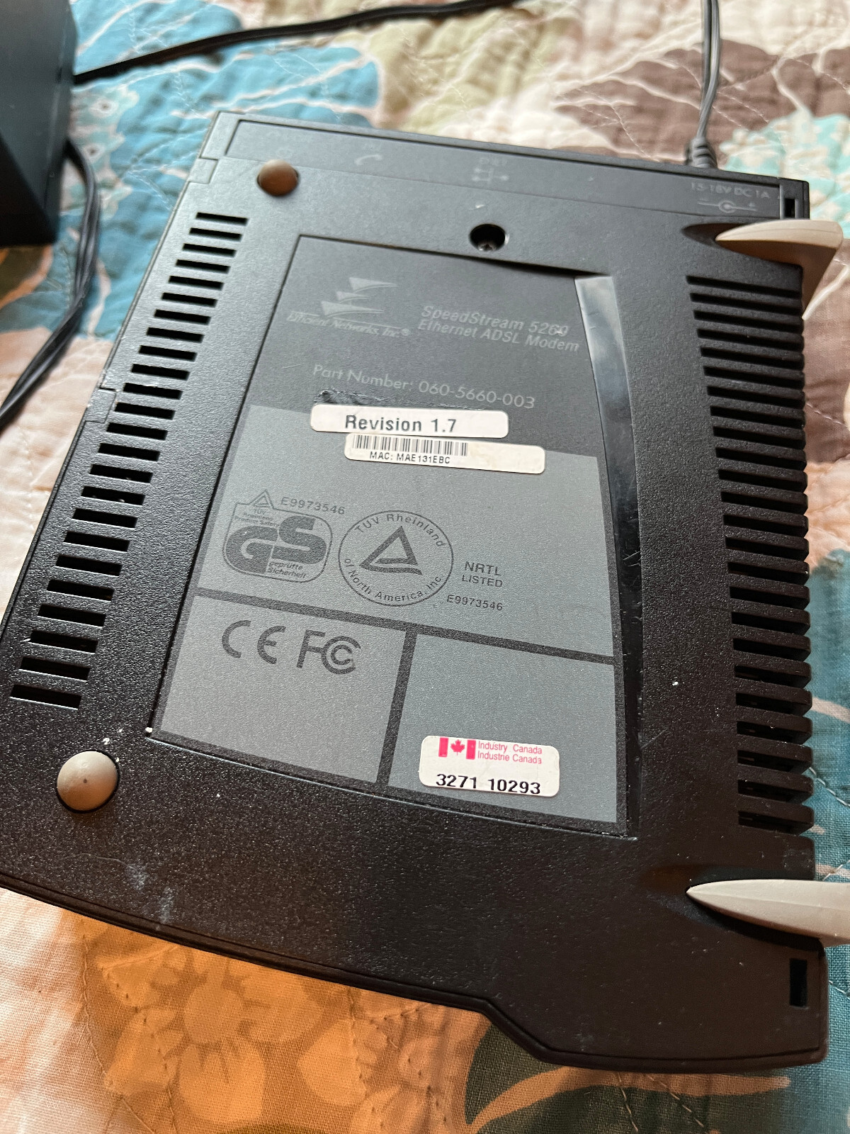 Efficient Networks SpeedStream 5260 + Power Supply