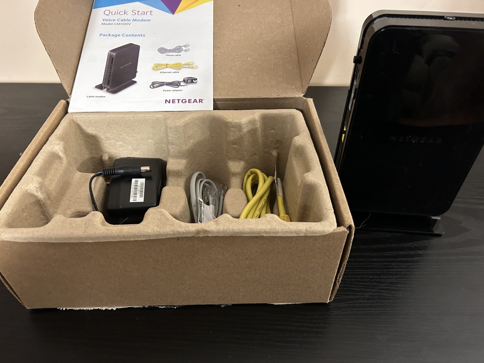 Netgear CM500V Cable Modem for Internet & Voice
