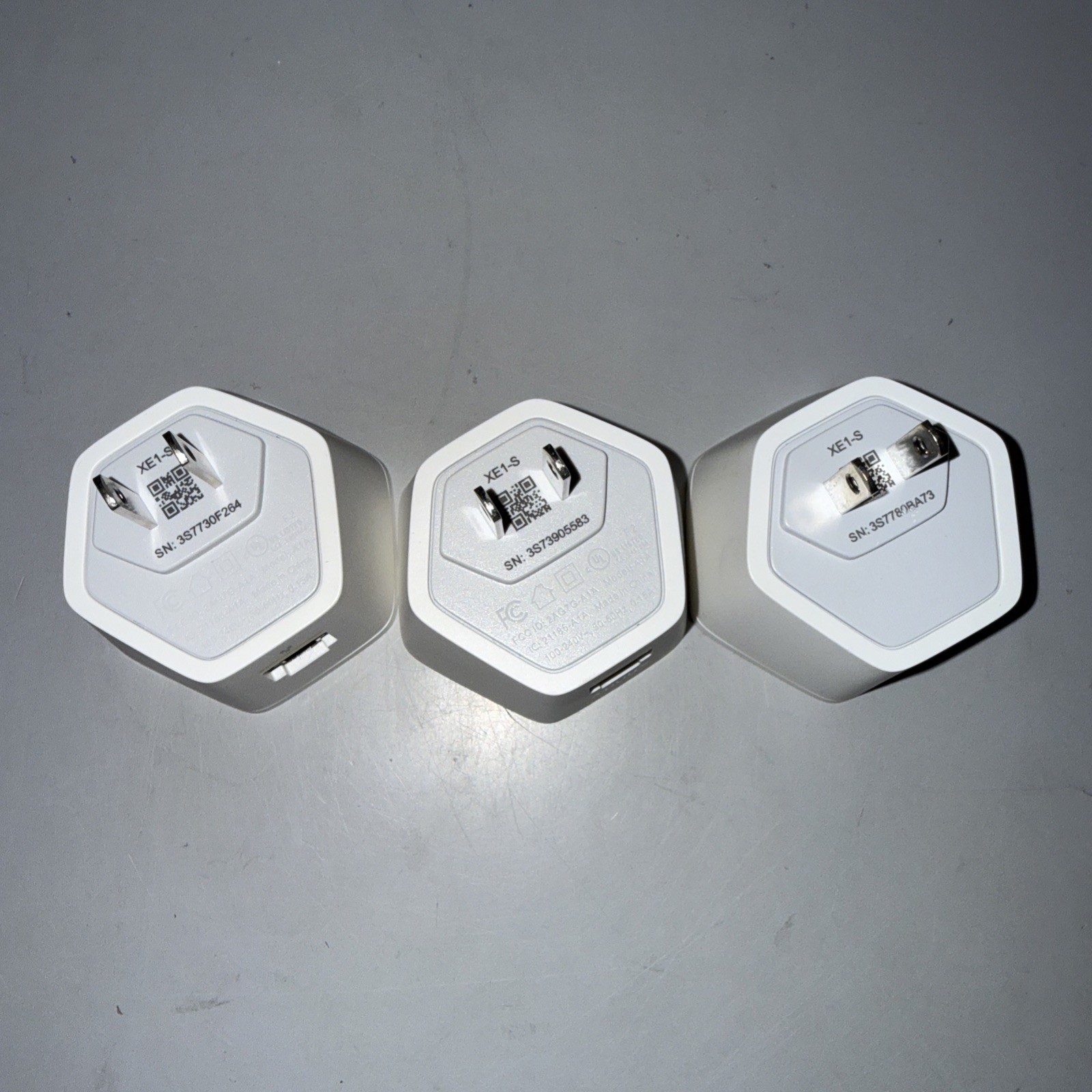 Lot of 3 Comcast Xfinity xFi Pods XE1-S Gen 1 WiFi Extender Untested AS-IS