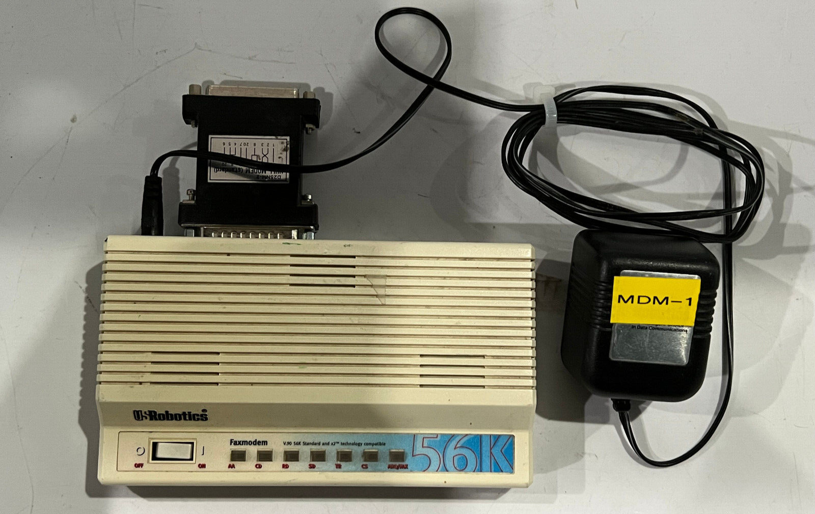 US Robotics Sportster 0701 External 56k V.90 Faxmodem 5686-03
