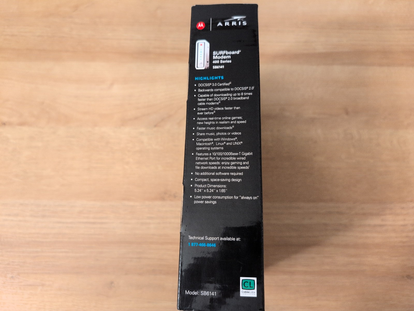 Motorola ARRIS SURFboard SB6141 343Mbps 8×4 DOCSIS 3.0 Cable Modem