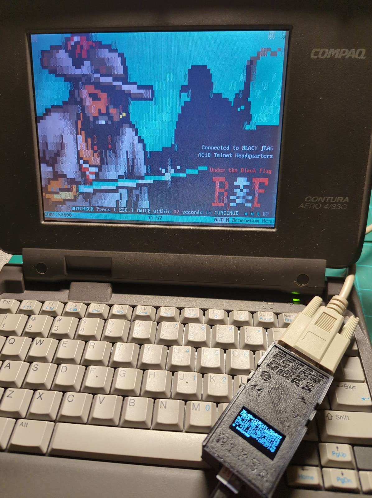 WiRSa v3 Wifi RS232 Serial Modem adapter with SD Reader, SLIP, PPP, Telnet