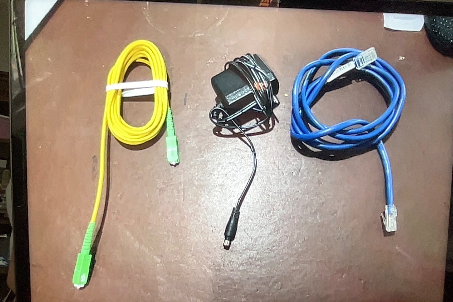 Nokia G-010G-A GPON Fiber Optic ONT Modem Bundle -Includes All Connected Cables