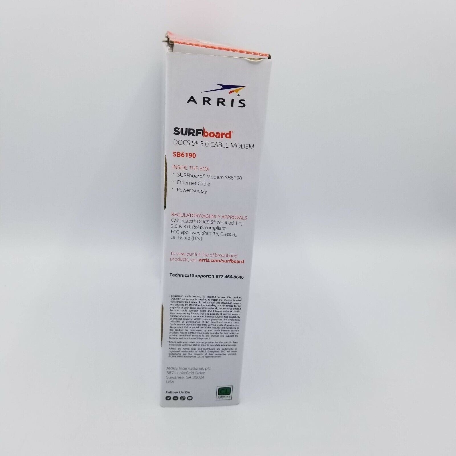 ARRIS SURFboard DOCSIS 3.0 Cable Modem – SB6190
