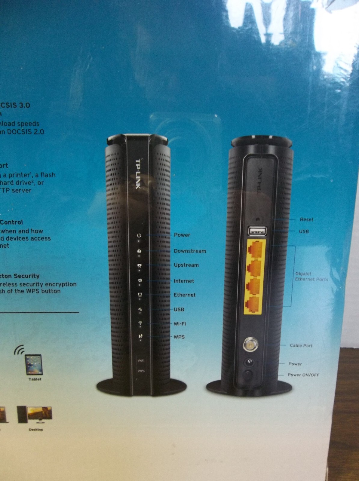 TP-Link TC-W7960 300Mbps Wireless N DOCSIS 3.0 Cable Modem Router NEW SEALED
