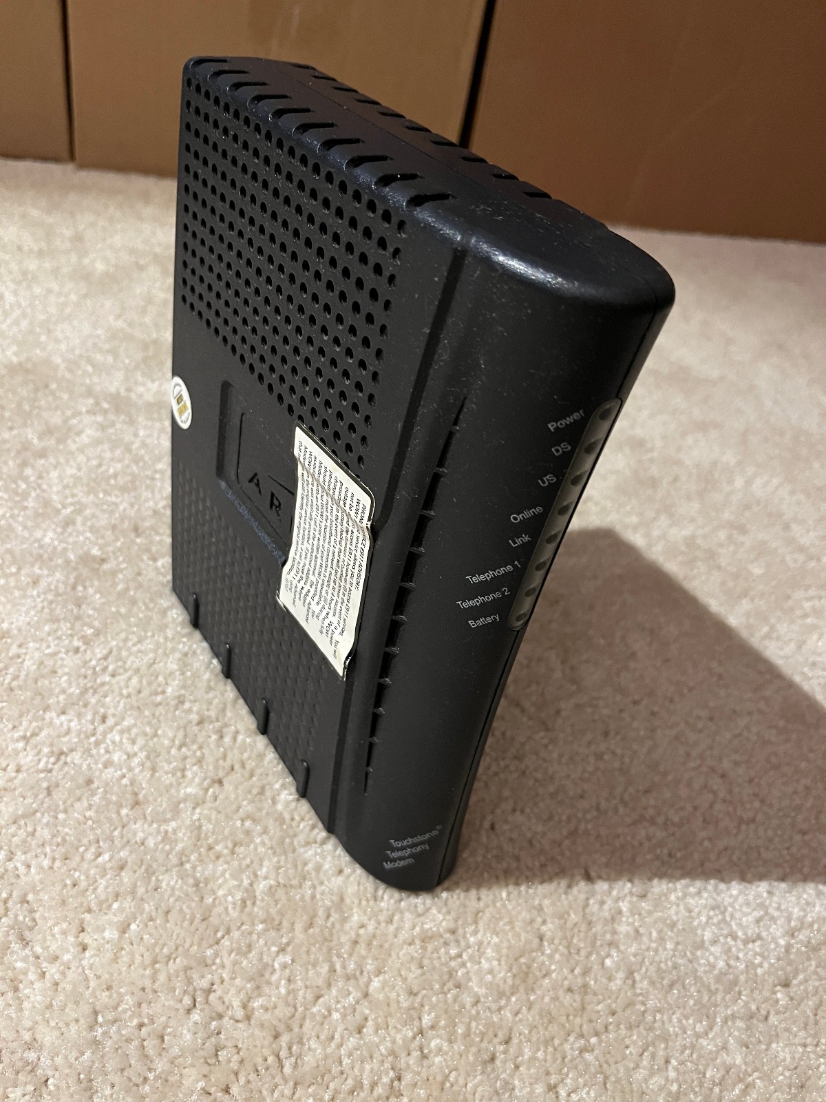 Arris TM602G/CT Modem black
