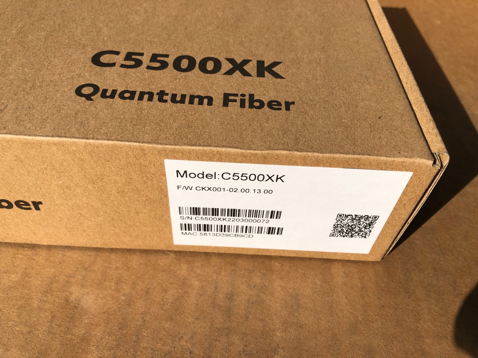 Quantum Fiber C5500XK High Performance Modem KIT New SET: C5510XK New In Box