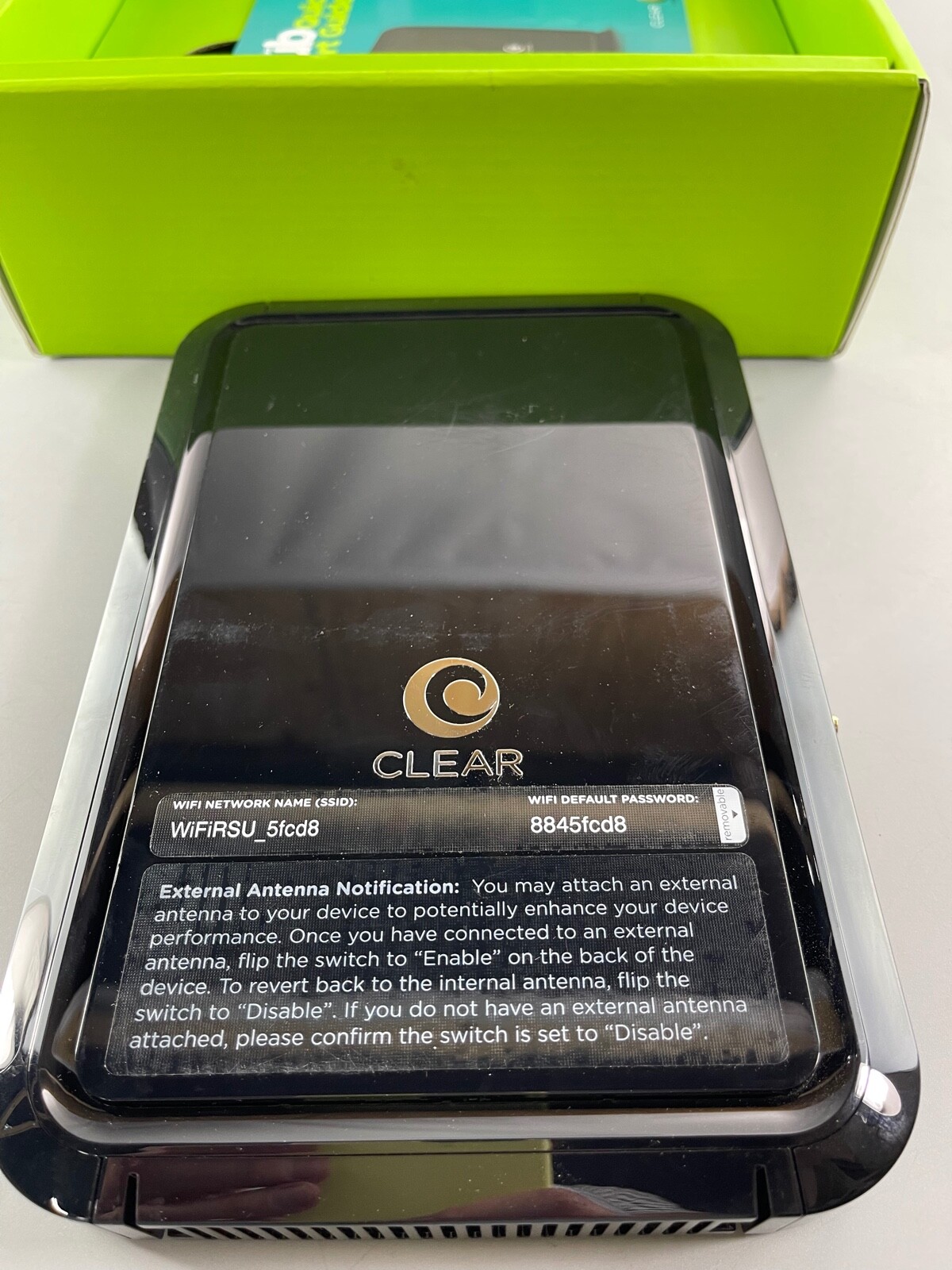 Clear HUB WIXFBR-131 Cable Modem Touchstone FOR PARTS #R46