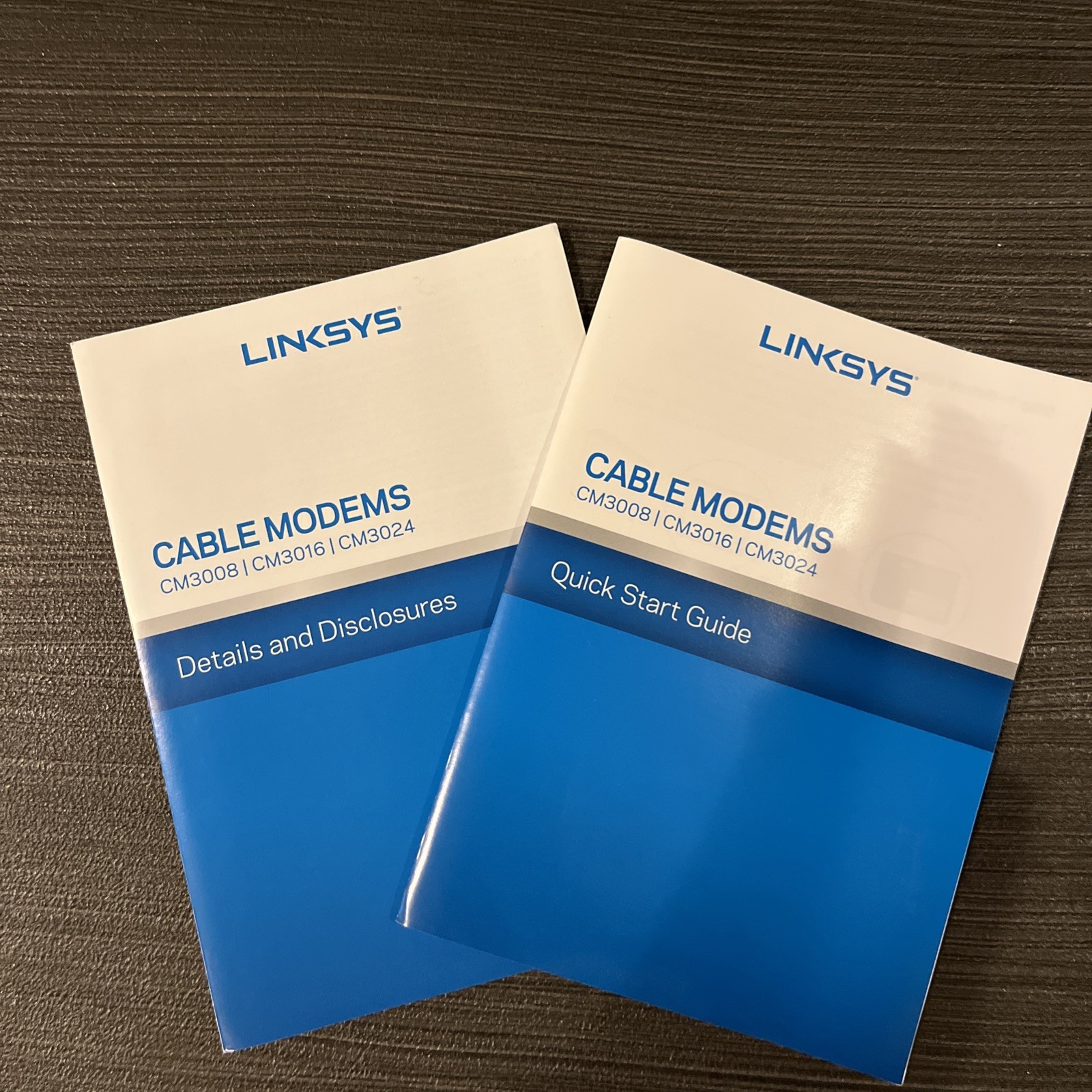 Linksys Cable Modem Model CM3016 DOCSIS 3.0