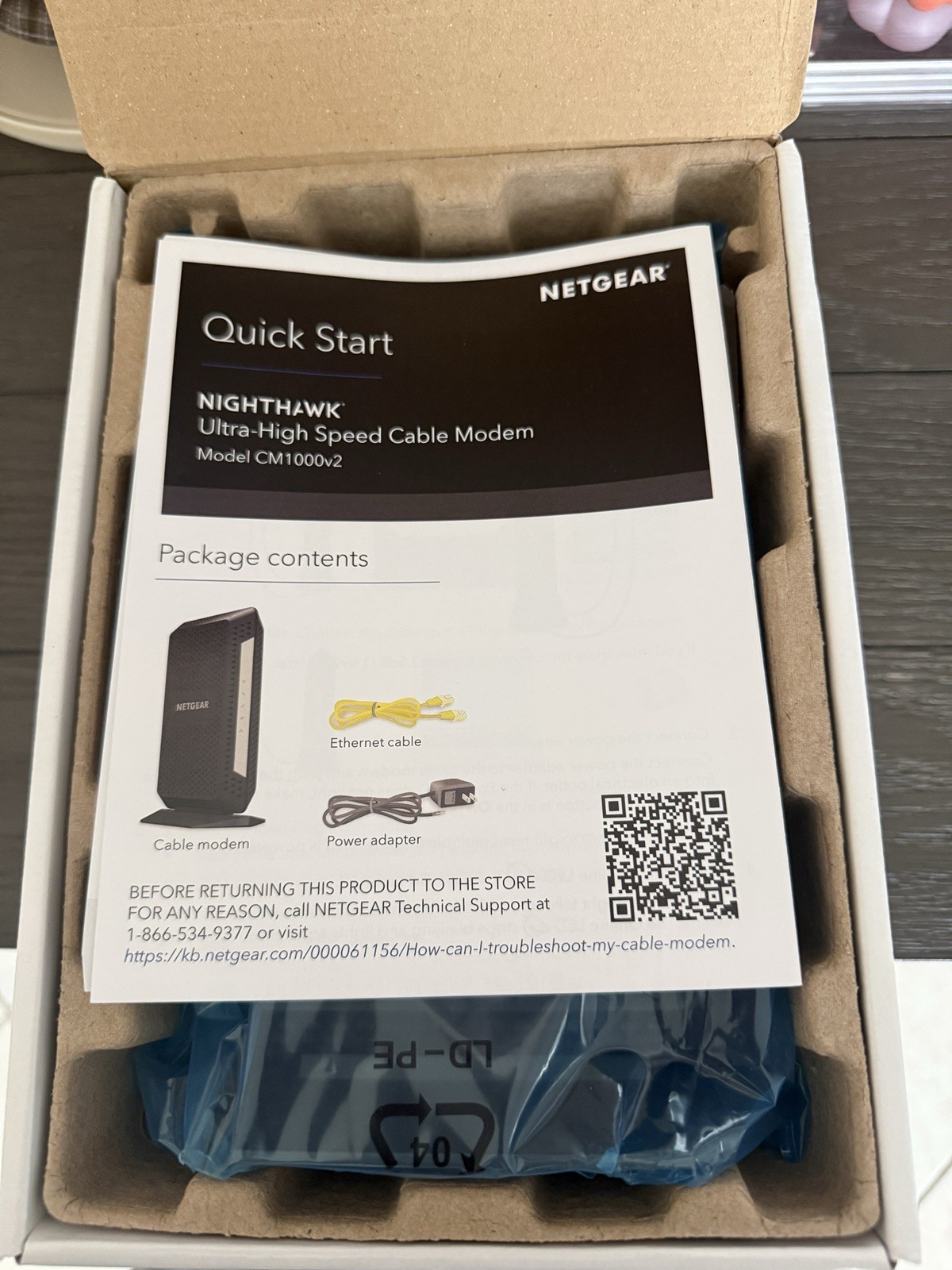 Netgear CM1000v2 Nighthawk DOCSIS 3.1 Cable Modem