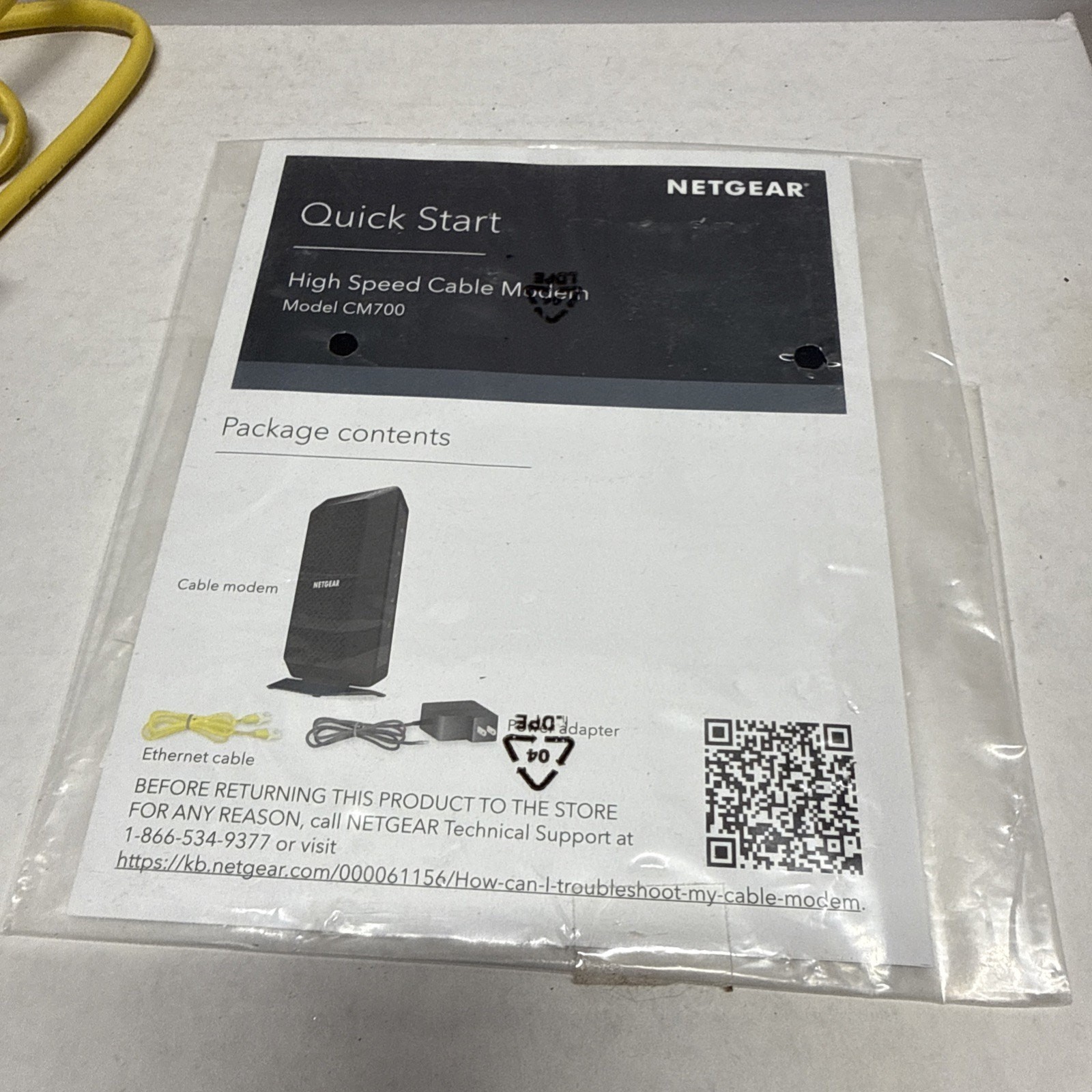 NETGEAR CM700-1AZNAS DOCSIS 3.0 Cable Modem 32×8 for Xfinity by Comcast 1.4gbps