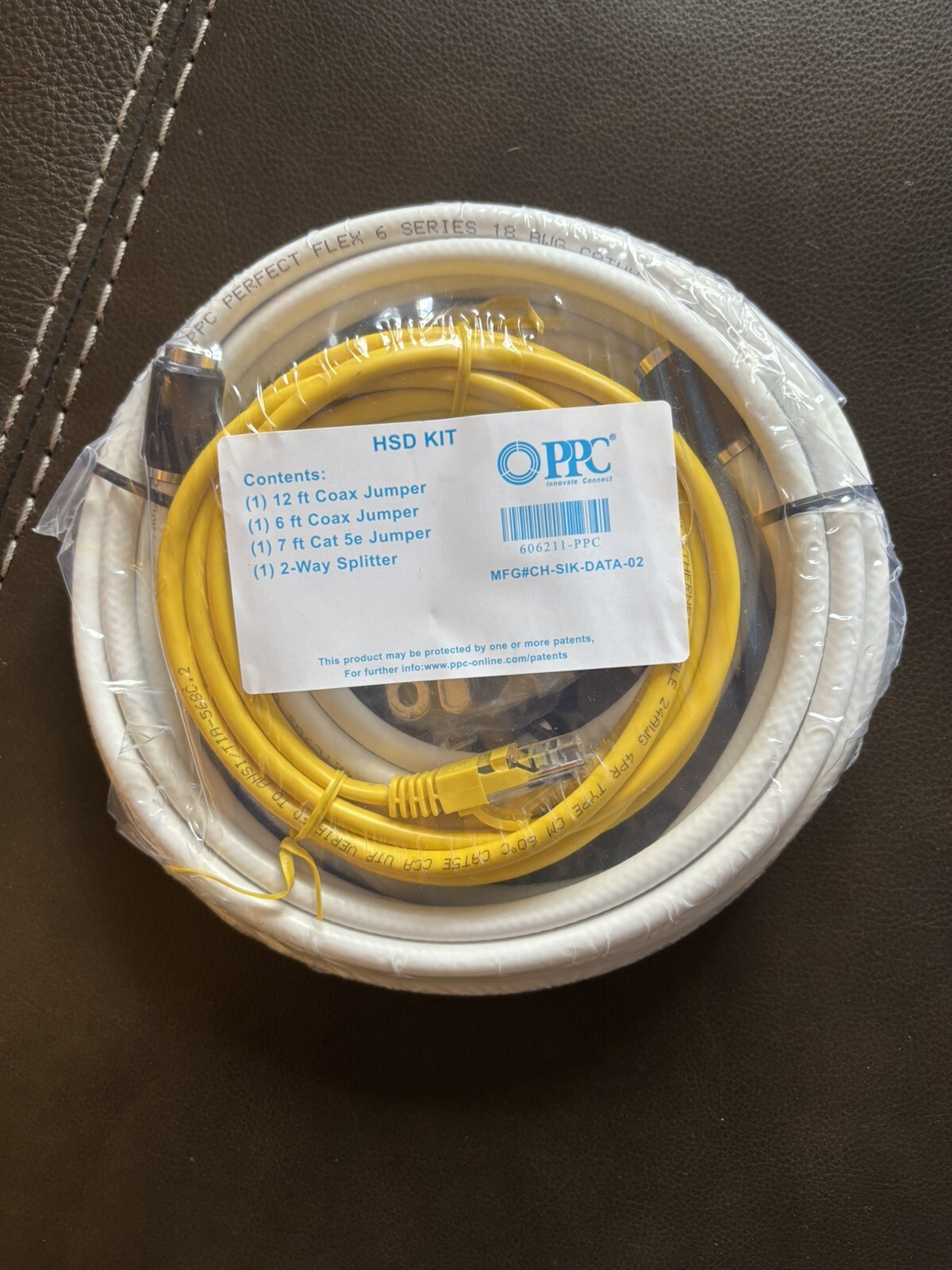 PPC HSD Kit Coax Jumper Size 12-Ft