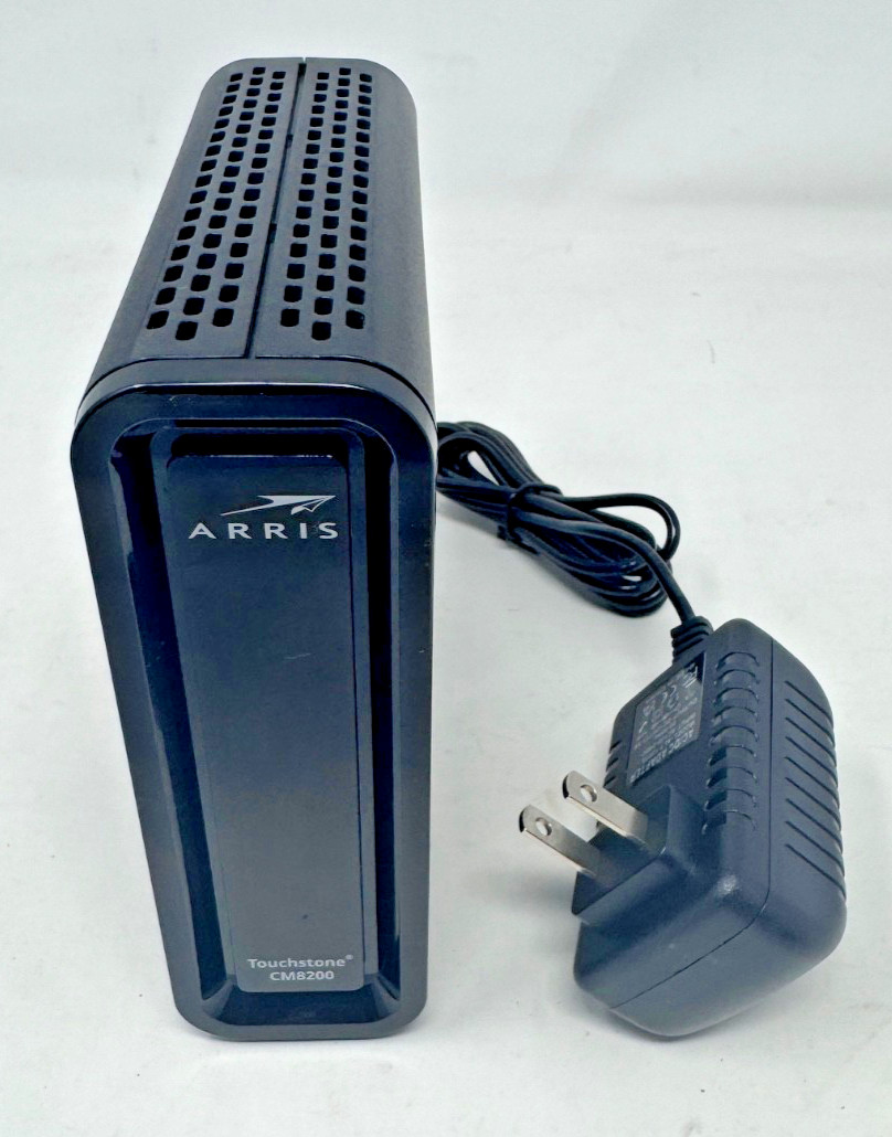 ARRIS Touchstone CM8200A DOCSIS 3.1 Cable Modem 32×8 Dual Gigabit W/ Power Cord