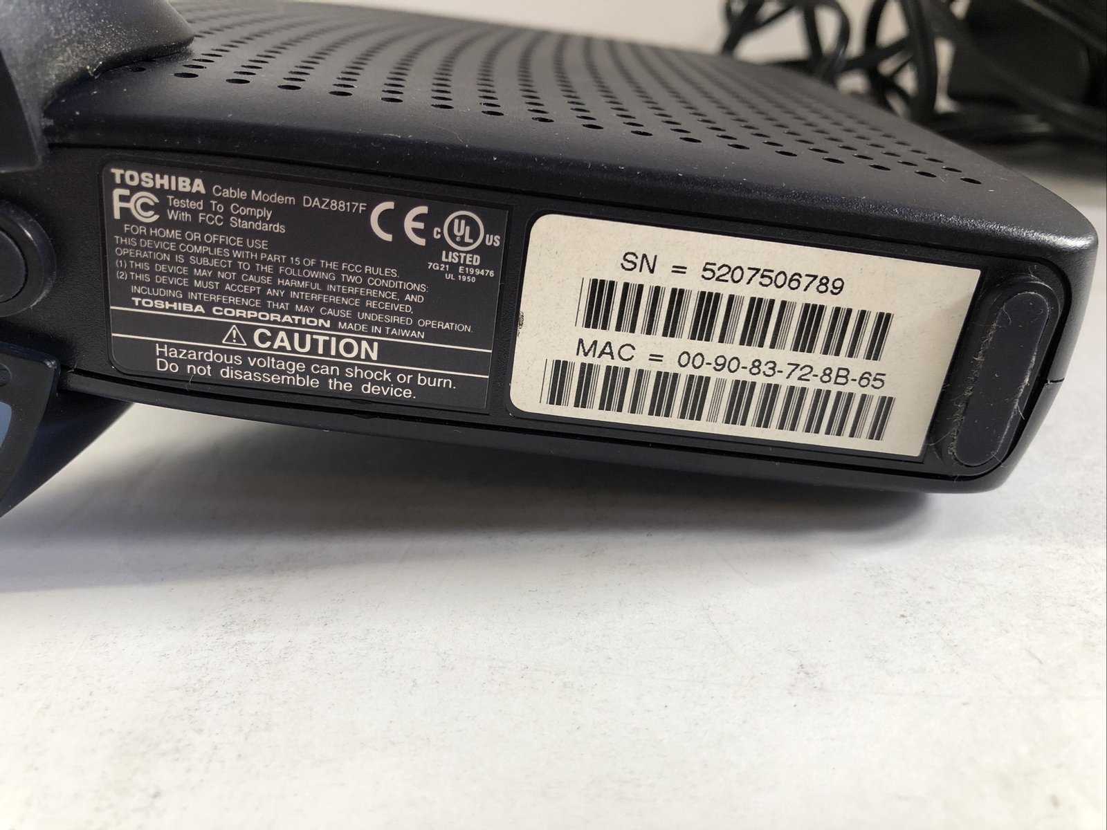 Toshiba DOCSIS Cable PCX2200 (DAZ8817F-R) 43 Mbps (no CD)