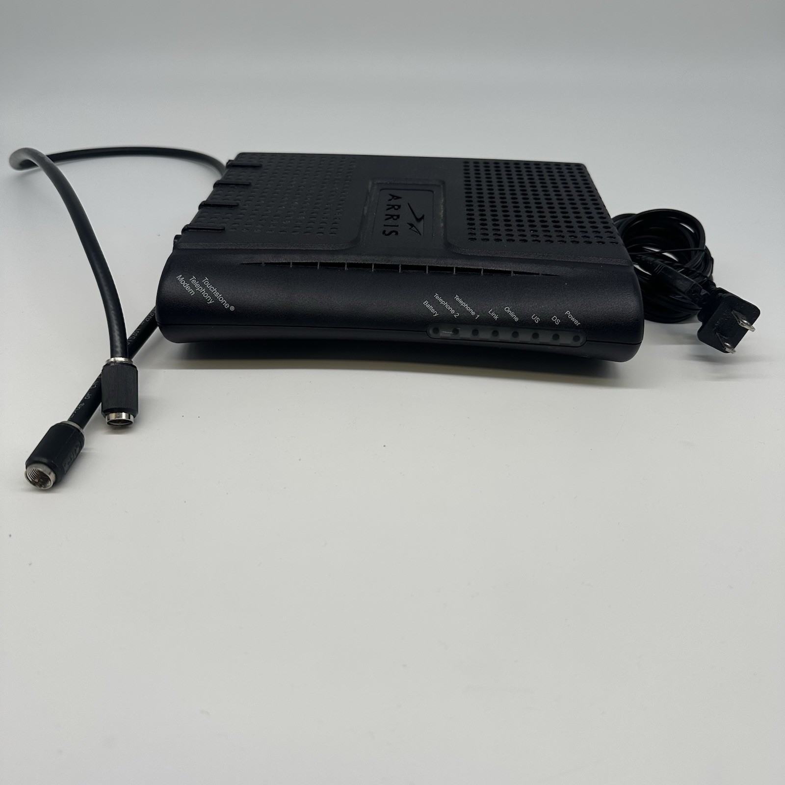 Arris TM604G/CT Cable Modem Internet & Telephone with power cord Tested
