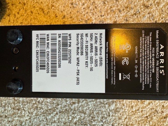 ARRIS SBG7600AC2 – Cable Modem Router – DOCSIS 3.0 & AC2350 Comcast, Xfinity Cox