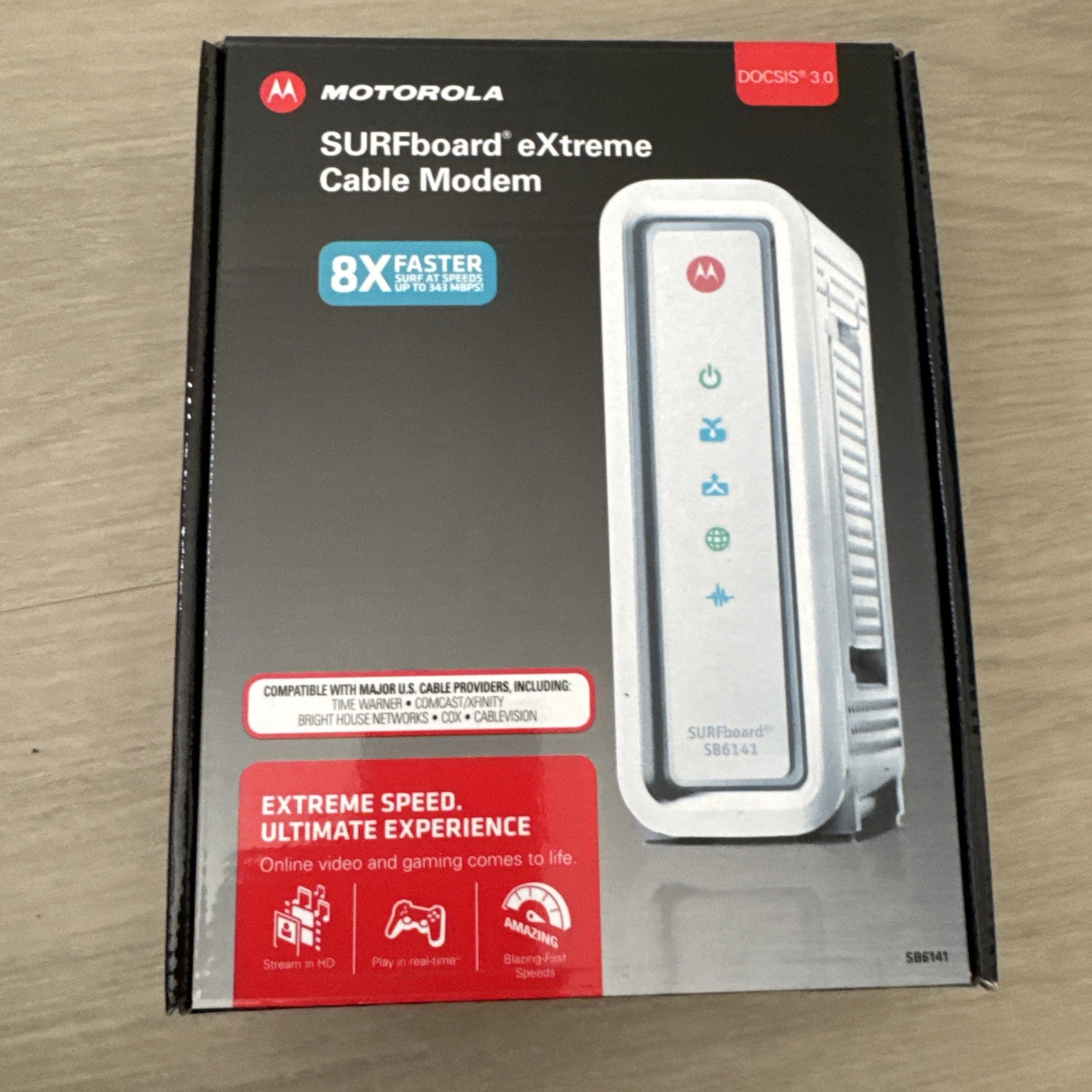 ARRIS SURFboard SB6141 Docsis 3.0 Cable Modem