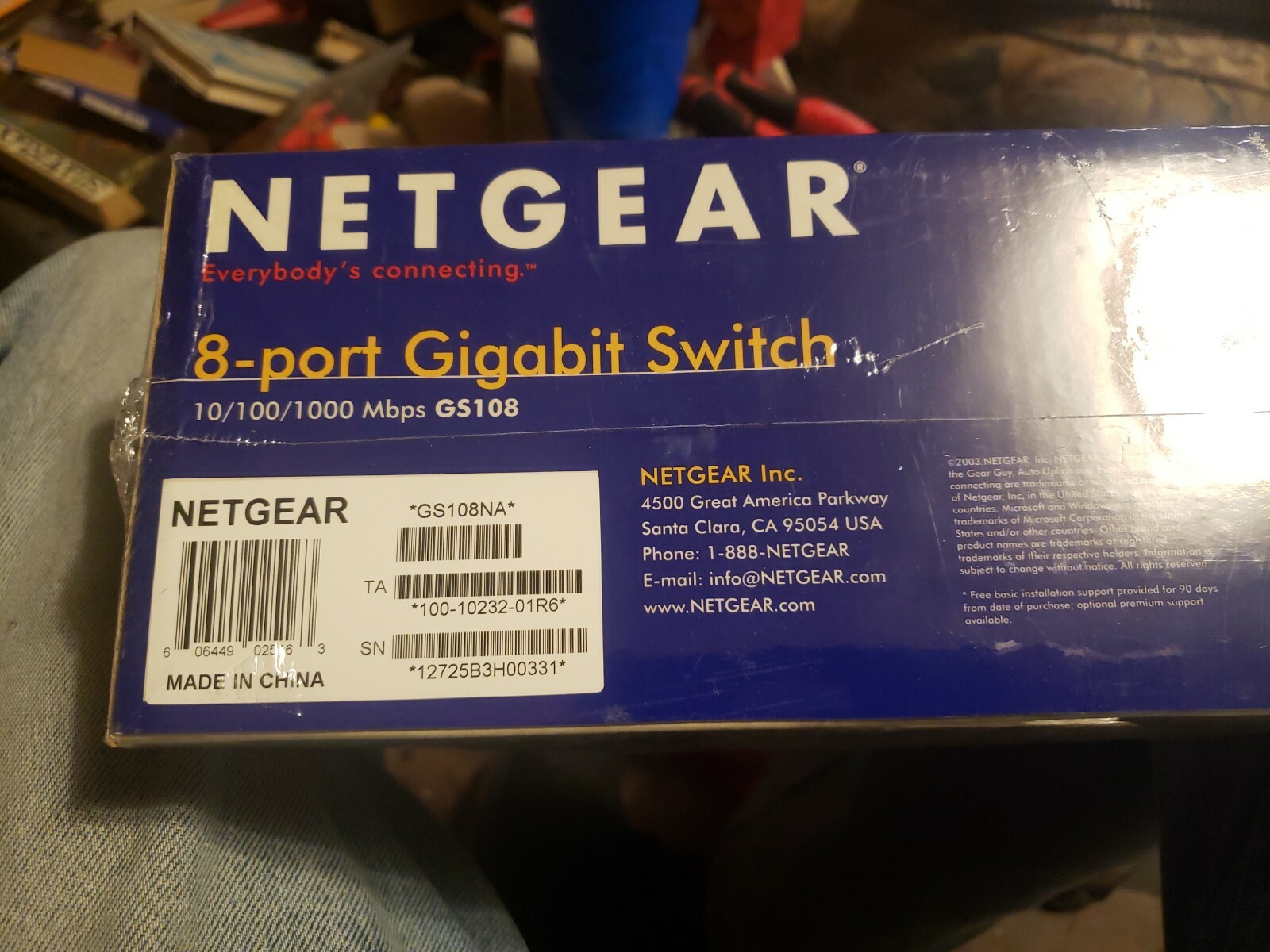 Netgear 8 Port Giga Switch Brand New!!