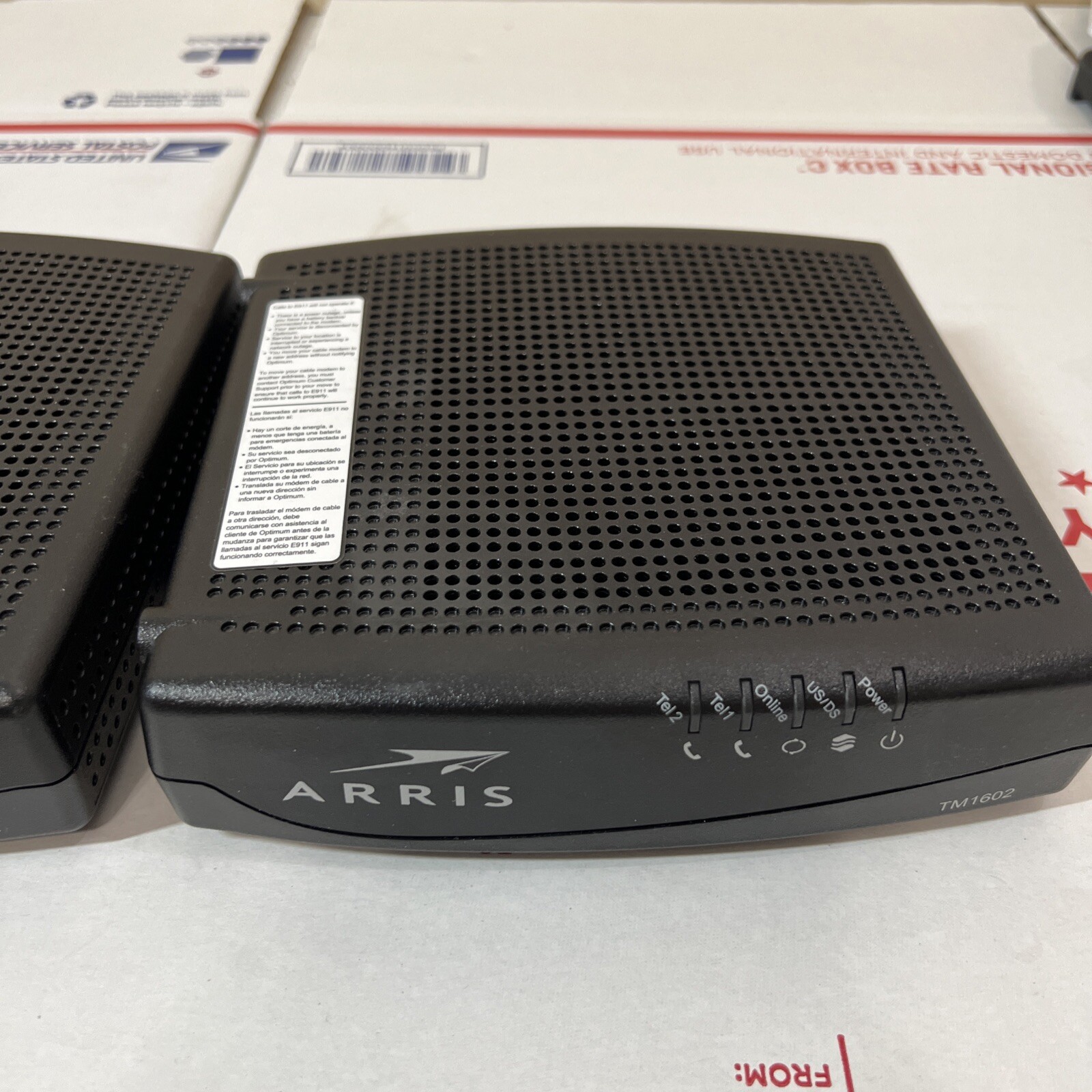 2 X ARRIS TM16002A 3.0 Modem – Black