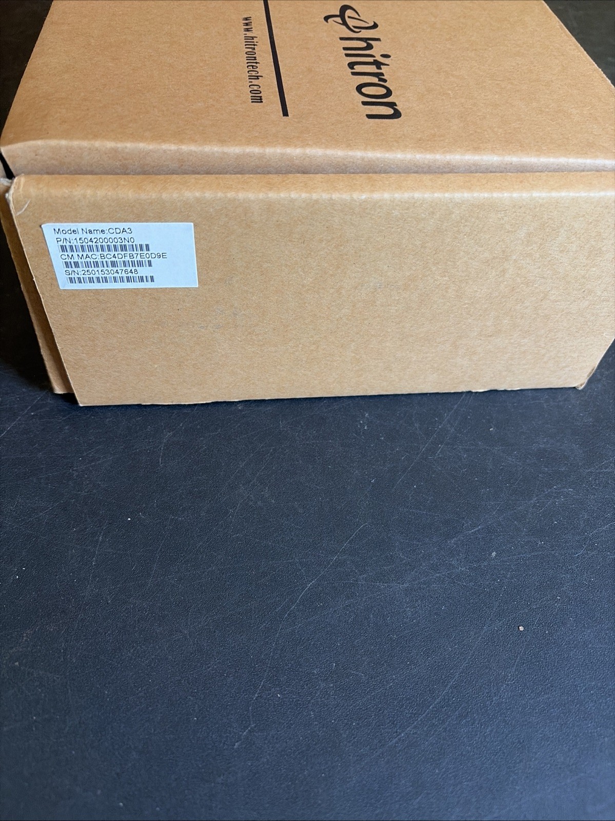 Hitron CDA3 Cable Modem Ethernet Coaxial Black 1 LAN Port Cable Modems & Routers