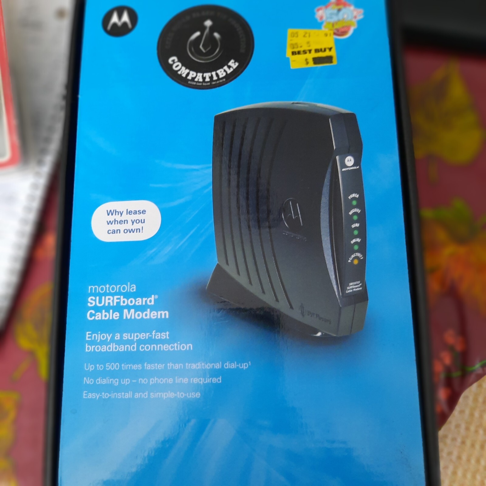 Motorola SURFBoard Cable Modem SB5101U NEW Open Box