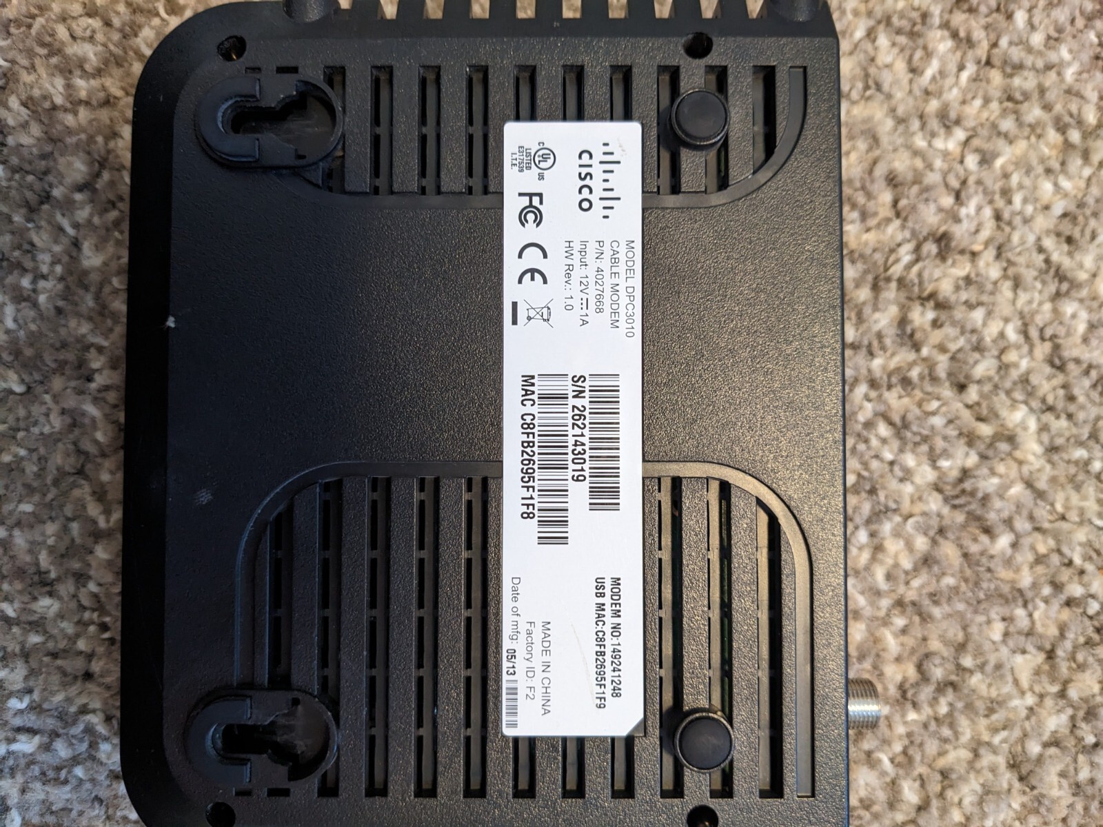Cisco DPC3010 (4027668)