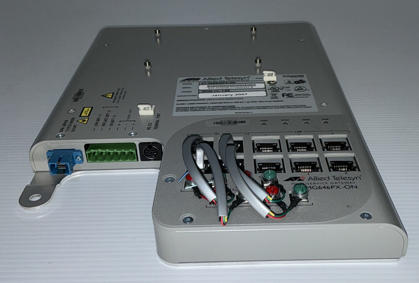 Allied Telesis AT-iMG646PX-ON for outdoor, w/outside enclosure, no battery
